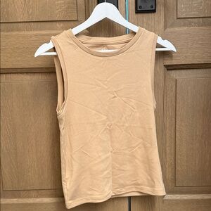 Gap Sleeveless Tan Top: nude